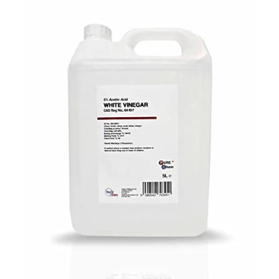 Image of White Vinegar 5L Food Grade Suitable for Cleaning, Cooking, Baking, Pickling, Marinating, Weed Killer