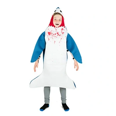 Image of Bodysocks® Shark Fancy Dress Costume (Kids)