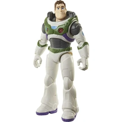 Image of Buzz Lightyear Disney and Pixar Large 12 Inch Scale Space Ranger Alpha Action Figure, Movable Joints, Authentic Movie Gift 4 Years &amp; Up, HHK30