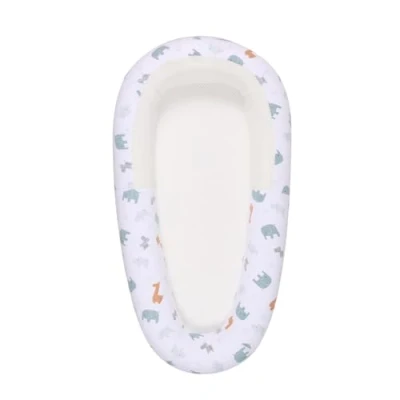 Image of PurFlo Sleep Tight Baby Bed Safe for Overnight Fully Breathable Nest Alternative Newborn Essentials 0 8m Safari