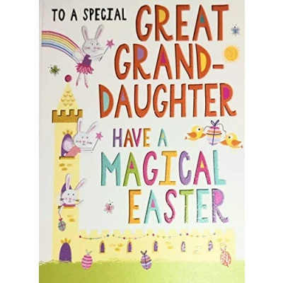 Image of Regal Publishing Easter Card Great Granddaughter 8 x 6 inches (C88371)