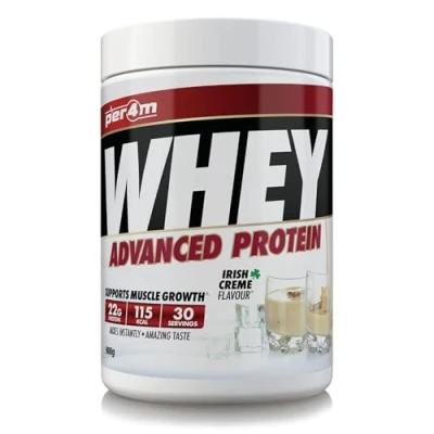Image of Per4m Protein Whey Powder 30 Servings of High Shake with Amino Acids for Optimal Nutrition When Training Low Sugar Gym Supplements (Irish Creme, 900g)