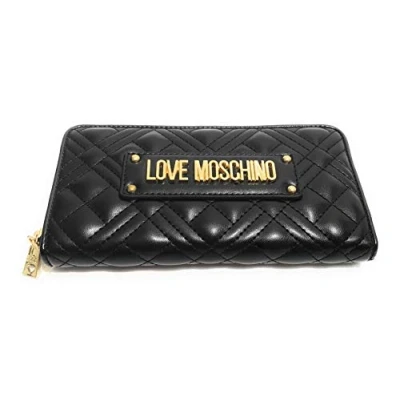 Image of Love Moschino Jc5600pp1a Women’s Wallet, Black (Nero), 2x10x19 centimeters (W x H L)