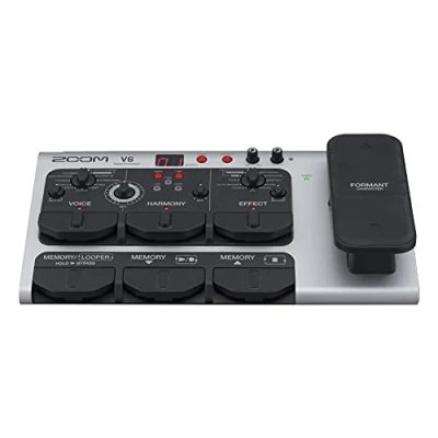 Image of Zoom V6 Vocal Effects Pedal with Shotgun Microphone UK Version