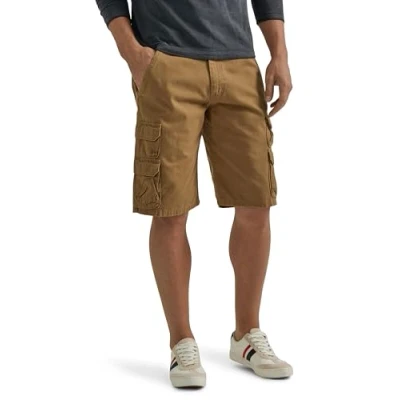 Image of Wrangler Men&#039;s Authentics Premium Cargo Short, Acorn Twill, 30