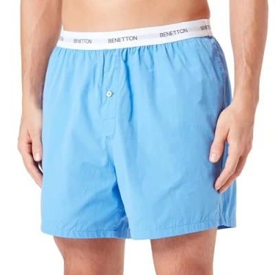 Image of United Colors of Benetton Men&#039;s Boxer Intimo 4VBH2X001 Shorts, Azzurro 16F, L