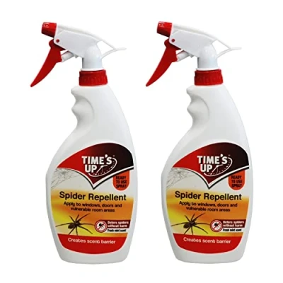 Image of Time&#039;s Up Spider Repellent Peppermint Oil Spray 500ml Set of 2