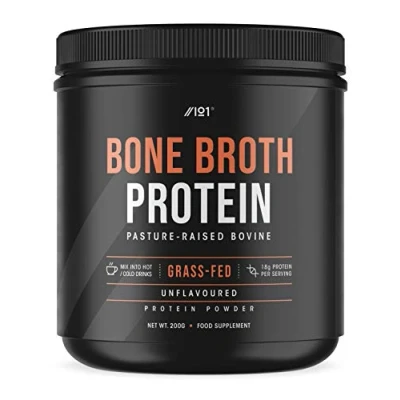 Image of Bone Broth Beef Protein Powder 200g Unflavoured 100% Grass Fed &amp; Pasture Raised by Alpha01