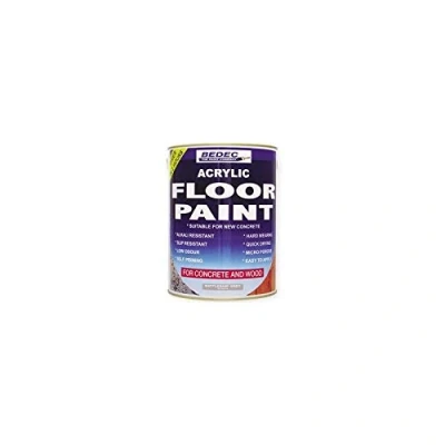 Image of Bedec Acrylic Water Based Floor Paint Yellow 5 Litre