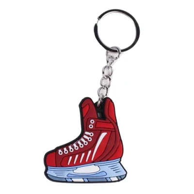 Image of Fashion Ice Hockey Keyring Bag Charm Cartoon Winter Sports Pendant Keychains Car Keys Holder Handbag Decorations Keyrings For Girls Women Boyfriend Y2K Birthday Party Accessories