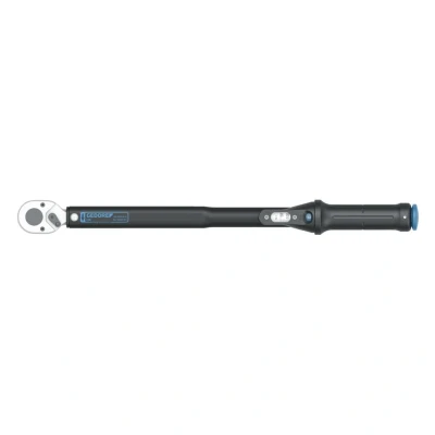 Image of GEDORE Torcoflex Torque Wrench 1/2 Inch 40 200 Nm with Lever Reversible Ratchet Steel Tube Black/Blue