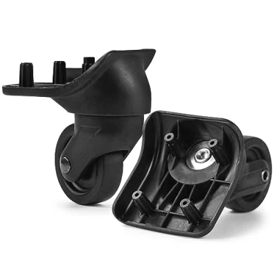 Image of GUGULUZA 1 Pair Luggage Wheel Replacement Spare Spinner Caster for Suitcase Repair