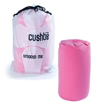 Image of Funtime Gifts Original Cushtie Pink polystyrene Microbead filled
