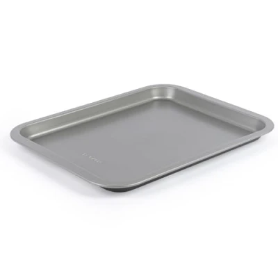 Image of Salter Essentials 41 cm Baking Tray Non Stick Coating, Rectangular Oven Sheet, Dishwasher Safe, Easy to Clean, Made in The UK, Durable Chip/Cookie Tray, Lightweight, PFOA Free, BW13667