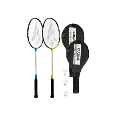 Image of Carlton/Dunlop Tournament Deluxe 2 Player Badminton Set inc Shuttles