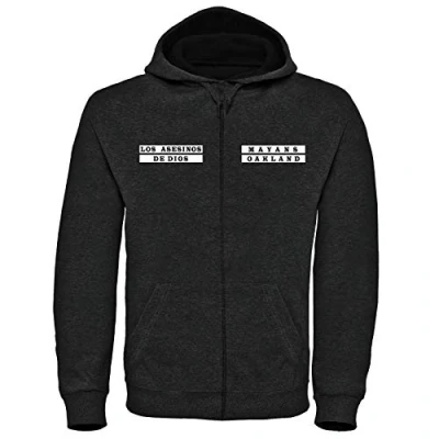 Image of Mayans Sons of Anarchy Deluxe Zip Style MC Hoodie (2XL) Black