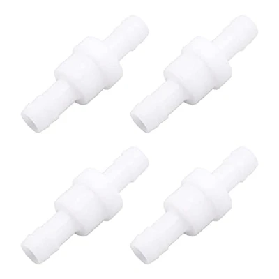 Image of Be In Your Mind 4Pcs 10mm One Way Check Valve Air Water Gas Plastic Non Return for Treatment Purification