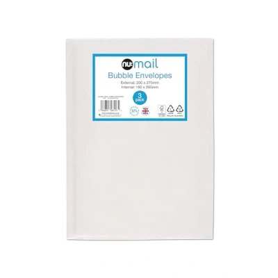 Image of Nu: Mail Small Bubble Envelope 3pk