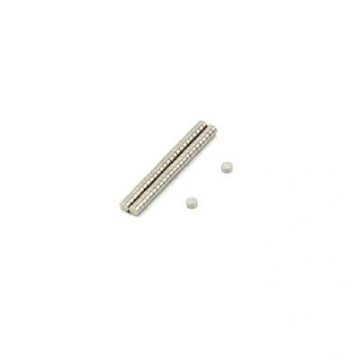 Image of N35 Neodymium Magnet for Arts, Crafts, Model Making, DIY, Hobbies and Packaging 2mm dia x 1mm thick 0.09kg Pull Pack of 500