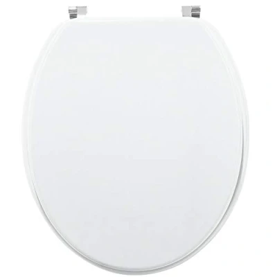 Image of Wirquin Woody Wooden Lid with Screw Stainless Steel Lacquered White