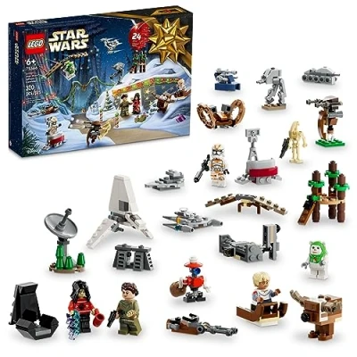Image of LEGO Star Wars 2023 Advent Calendar 75366 Christmas Holiday Countdown Gift Idea with 9 Characters and 15 Mini Building Toys, Discover New Experiences Daily Collectible Surprises