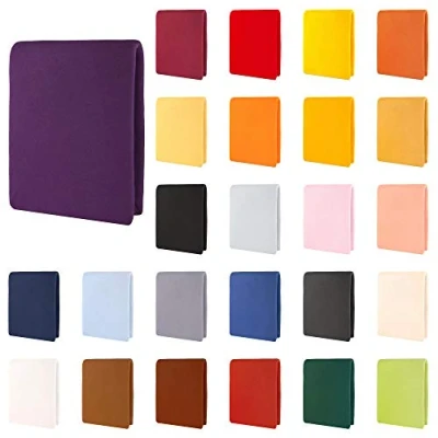 Image of CelinaTex Aqua Fitted Sheet Divan Water Beds Cotton Elastane 120x200 130x220 cm purple