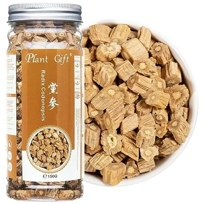 Image of Plant Gift Radix Codonopsis,150G/5.29oz 党参 Pilosulae Root, Dried Bulk Herbs, Dang shen Raw from Chinese Health Tea