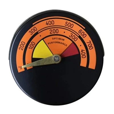 Image of Buwei Magnetic Stove Thermometer Oven Temperature Meter for Log Wood Burner Fireplace