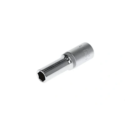 Image of GEDORE red Long socket, 1/2&quot; 12.5 mm drive, hexagonal, 11 AF, Tool, R61001114, Steel