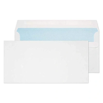 Image of Blake Purely Everyday DL+ 121 x 235 mm 90 gsm Self Seal Wallet (16882) White Pack of 1000