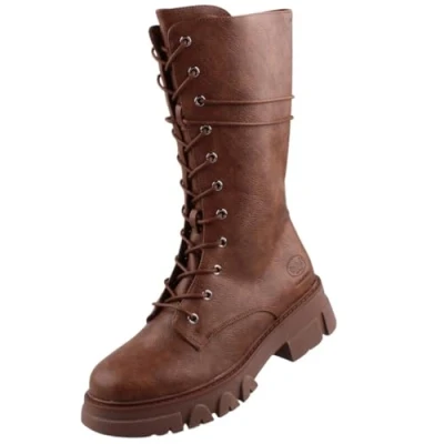 Image of Dockers by Gerli Women&#039;s 49pu213 Mid Calf Boot, Brown, 6 UK