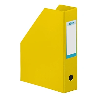 Image of Elba 400080224 Magazine Rack 32 x 24 cm Spine 7 PVC Yellow