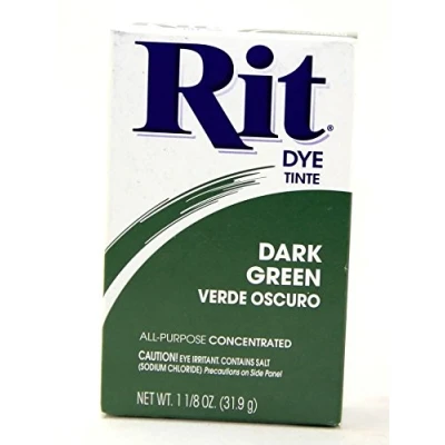 Image of Rit Dye Concentrated Powder Dye, Green, 31.9g