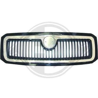 Image of 6Y0853661, 6Y0853661739, 6Y0853668, 6Y085366801C, 6Y0853668B Radiator Grill DIEDERICHS 7805040 SKODA: Fabia I Hatchback
