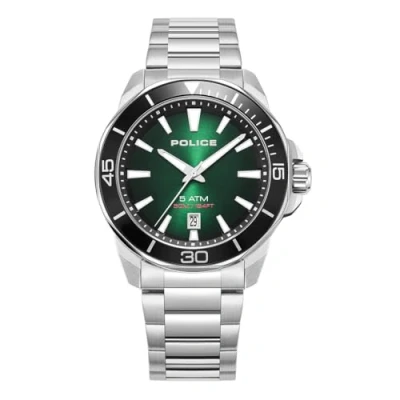 Image of Police Men Analog Quartz Watch with Stainless Steel Strap PEWJH0021401
