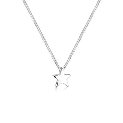 Image of Elli Necklace Women Star Pendant Filigree in 925 Sterling Silver