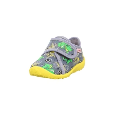 Image of Superfit Baby Boys Spotty Slipper, Grey Multi Coloured 2060, 3 UK Child