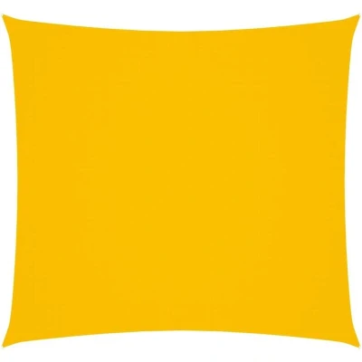Image of vidaXL Sunshade Sail Oxford Fabric Square 4x4 m Yellow