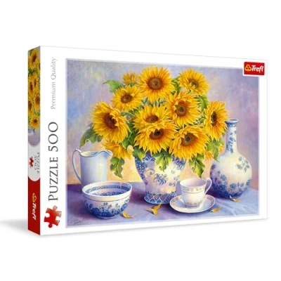 Image of Trefl 37293 Sonnenblumen 500 pieces, premium quality, for adults and children aged 10 over Jigsaw Puzzle, Coloured