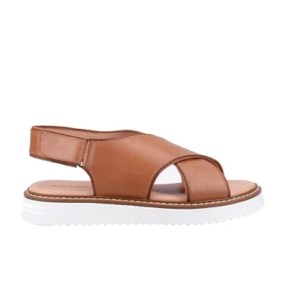 Image of Hush Puppies Women&#039;s Clarissa Sandal, Tan, 8 UK