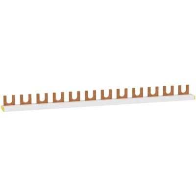 Image of Schneider Electric R9XFH112 Resi 9 Phase Rail Fork, 1P, 12 TE, 63A, Blue, 63 Ampere