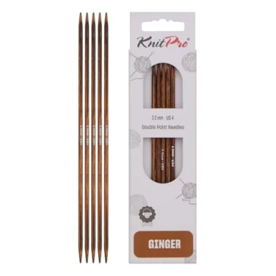 Image of KnitPro Knitting Pins, Wood, Assorted, 3.5mm