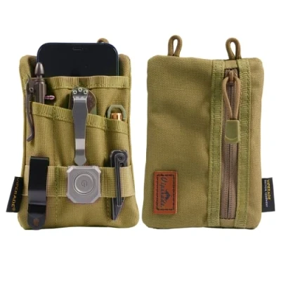 Image of VIPERADE VE1 EDC Tool Pocket Organizer,Small Pouch with 5 Pockets,Small Multitool Organizer Nylon Sheath Pouce for Small Flashlight Multitools Pen Notebook