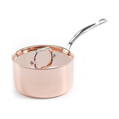 Image of Samuel Groves C4P0503RH 18cm Copper Induction Saucepan with Lid