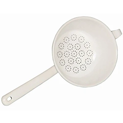 Image of Riess, 0325 033, Strainer 16, Classic White, Diameter 16 cm, Height 8.3 Enamel, Kitchen