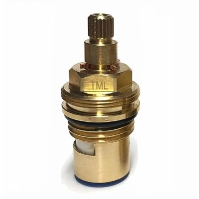 Image of Tap Magician Replacement Ceramic Disc Quarter Turn Cartridges 20 Spline x 52mm (Anticlockwise to open)