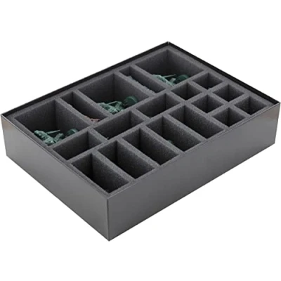 Image of Feldherr foam set + Organizer compatible with HeroQuest (2021): Kellar&#039;s Keep board game box