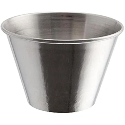 Image of Genware NEV RAMST12 Ramekin, 12 oz., Stainless Steel