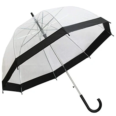 Image of Unibos Clear Transparent Durable Large Dome Bubble Umbrella