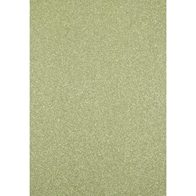 Image of Florence Glitter Cardstock Coloured Card A4 Light Green 5 Sheets of Craft Paper Scrapbook for Making and Other Crafts 250 GSM